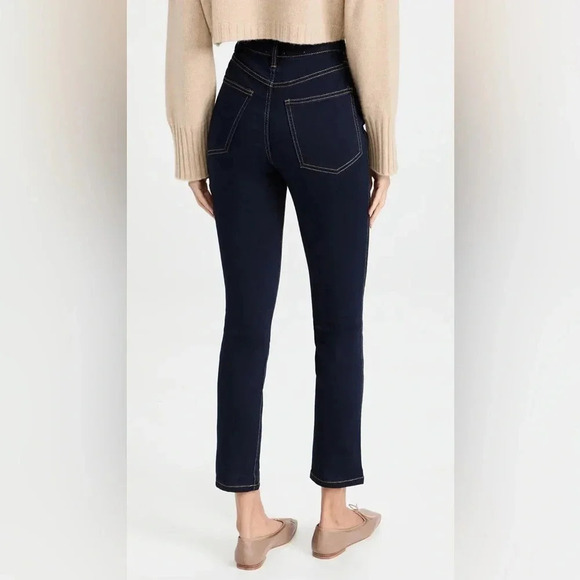NWT!! WeWoreWhat - The Danielle High Rise Vintage Straight - Size 25 - Dark Blue - Picture 2 of 10